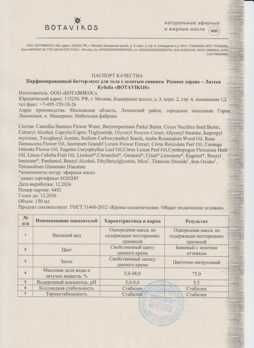 Паспорт №122024